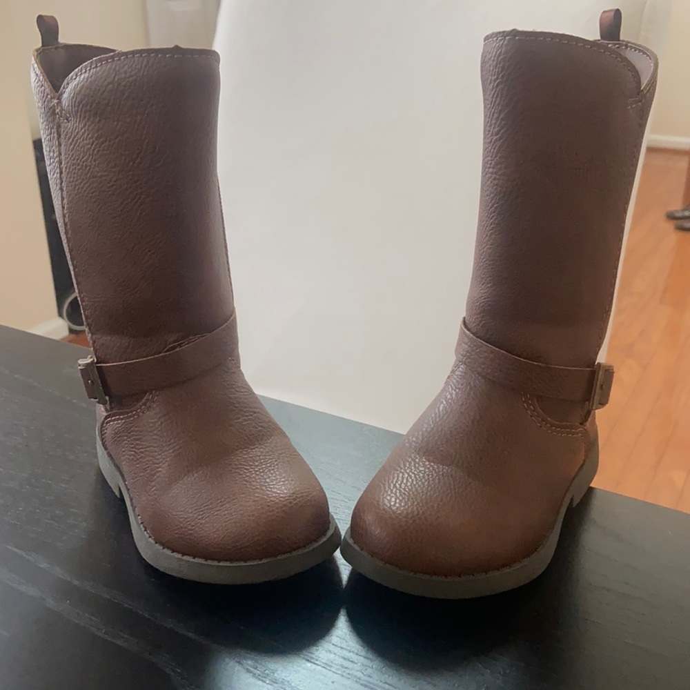 Girl toddler brown boots